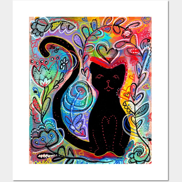 Garden Kitty Wall Art by gaea